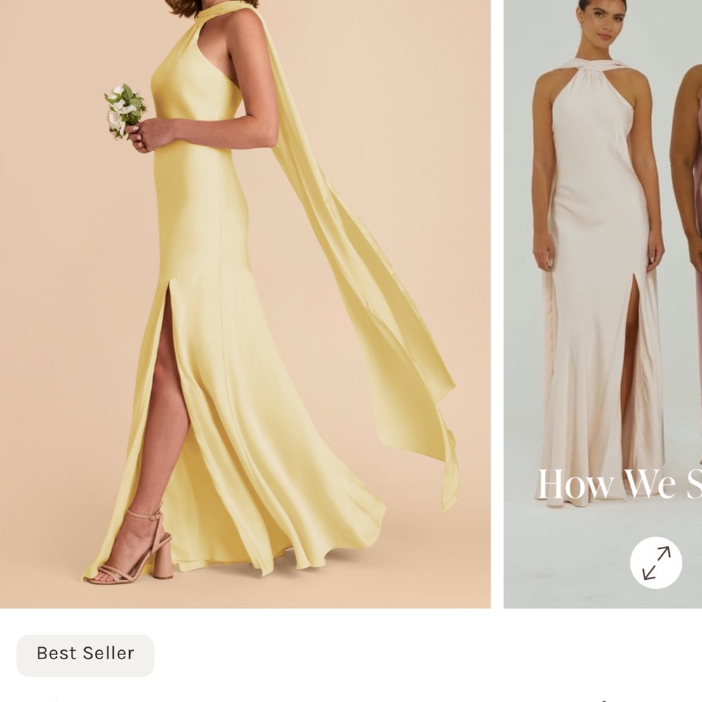 Birdy Grey Eileen Bridesmaid dress - Lemon Sorbet